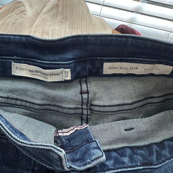 Pilcro by Anthropologie High Rise Slim Denim Shorts - Picture 4 of 5